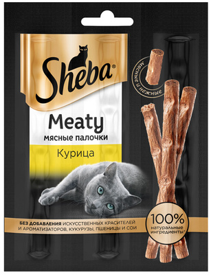 Sheba Meaty мясные палочки с курицей 1 шт 
