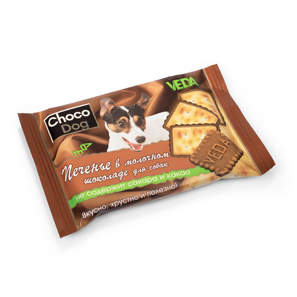 CHOCO DOG Печенье в молочном шоколаде 30 г