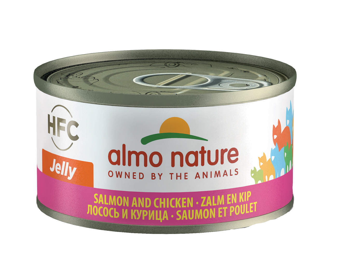 Almo Nature Classic Jelly конс. д/кош курица/лосось