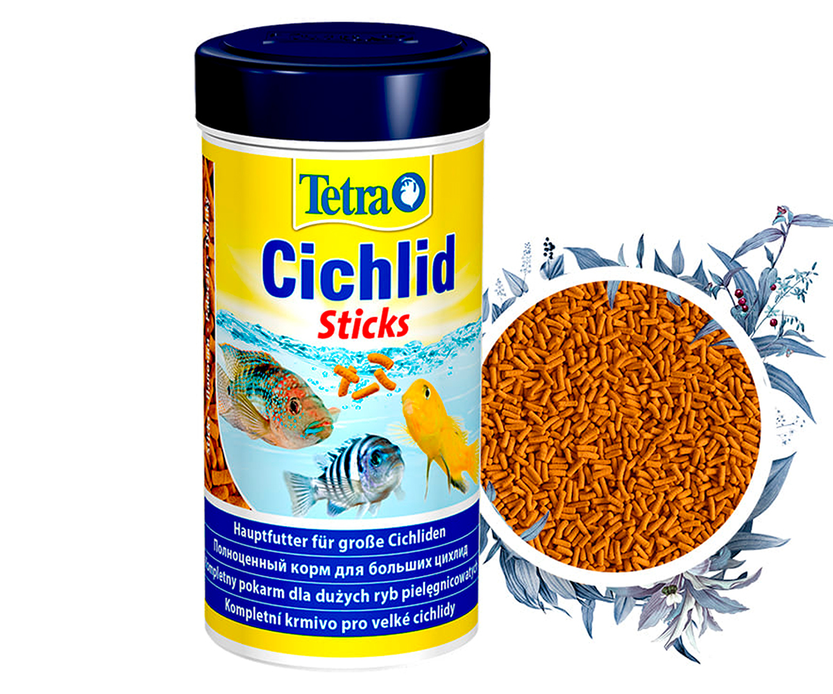 Корм Tetra Cichlid Sticks д/всех видов цихлид Палочки