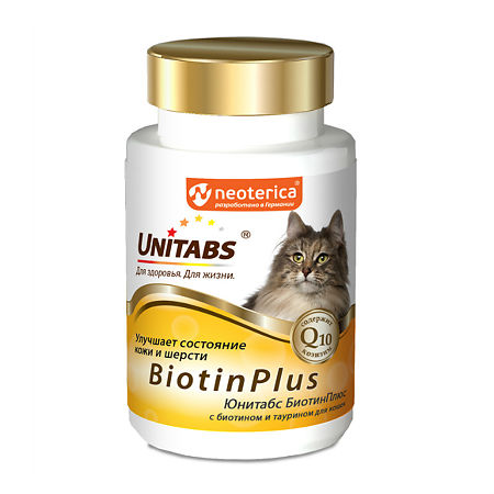 Unitabs Biotin Plus Cat 120 т