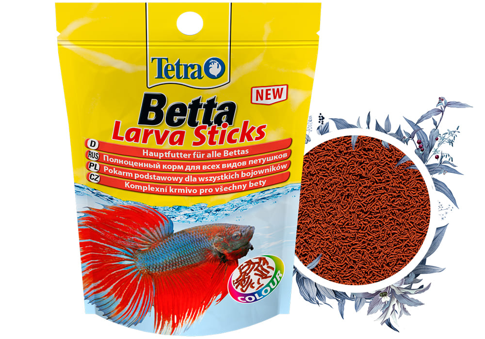 Корм Tetra Betta Larva Sticks д/петушков и др. лабиринт. рыб Палочки
