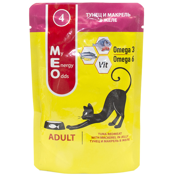 Ме-О Adult Cat тунец желе 80 г