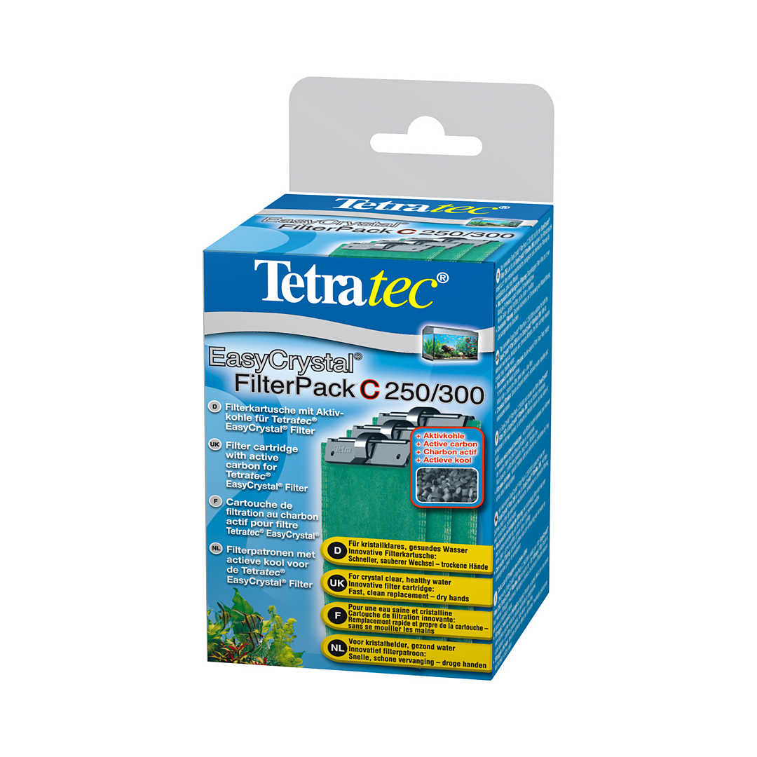 TETRA Tetratec EasyCrystal 250/300 фильтрующие картриджи с акт.углем 3 шт