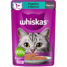 Whiskas паштет индейка кролик