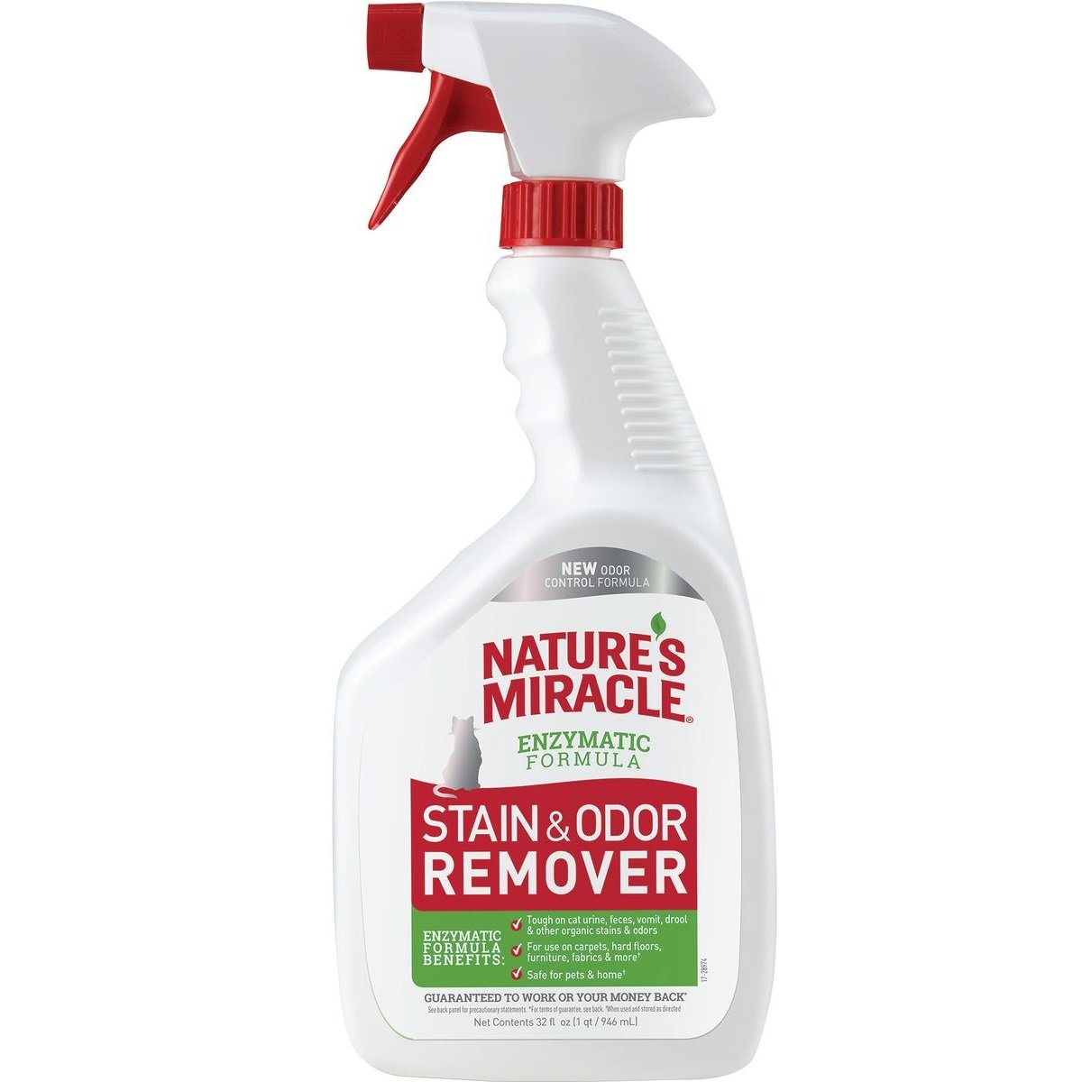 Nature’s Miracle Stain & Odor Remover спрей д/кошек Универсальный учтожитель запахов