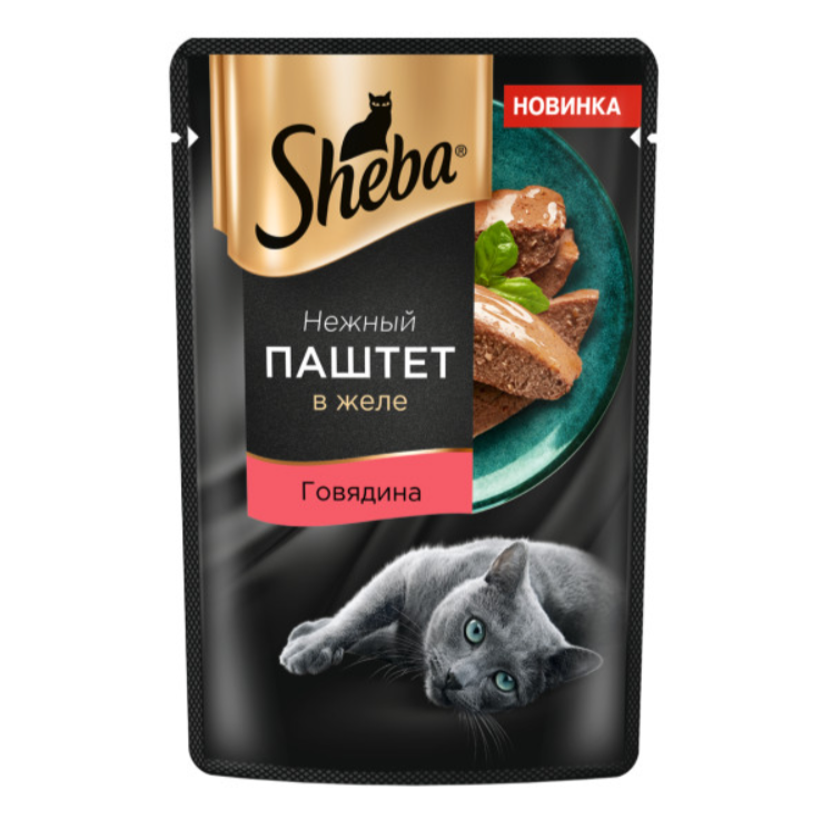 Sheba д/кош паштет говядина