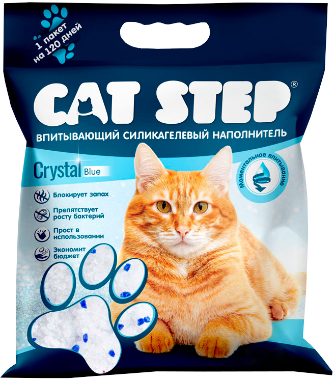 Наполнитель Cat Step силикагелевый Arctic Blue
