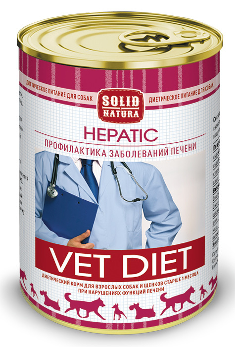 Solid Natura Vet Hepatic д/собак