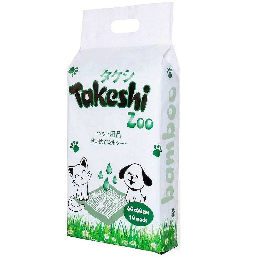 Пеленки Takeshi Zoo бамбуковые 60*60 см