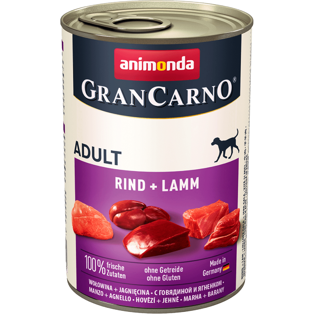 Animonda GranCarno Original adult для собак с говядиной и ягненком 400 г