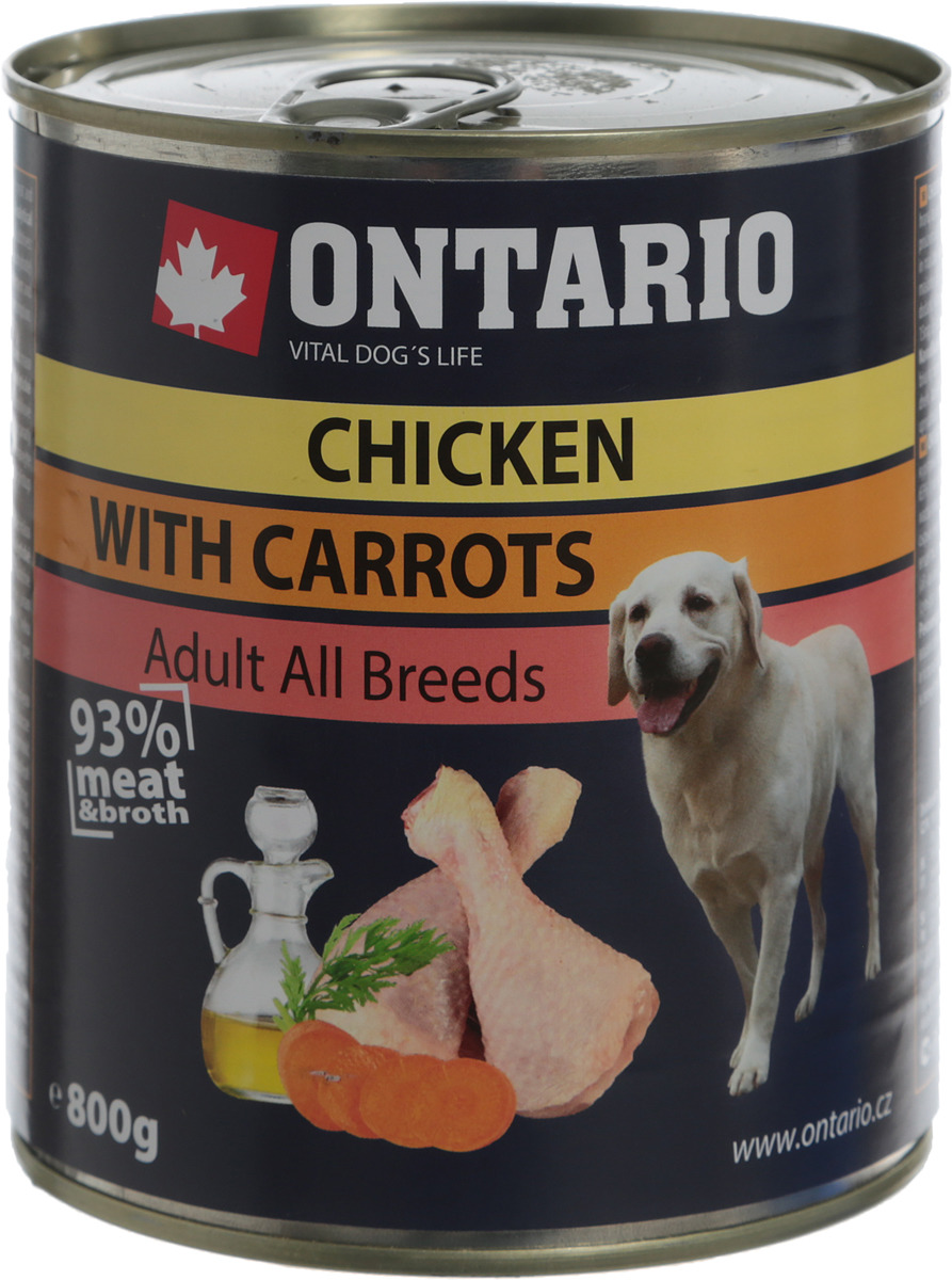 Ontario конс. д/соб курица/морковь