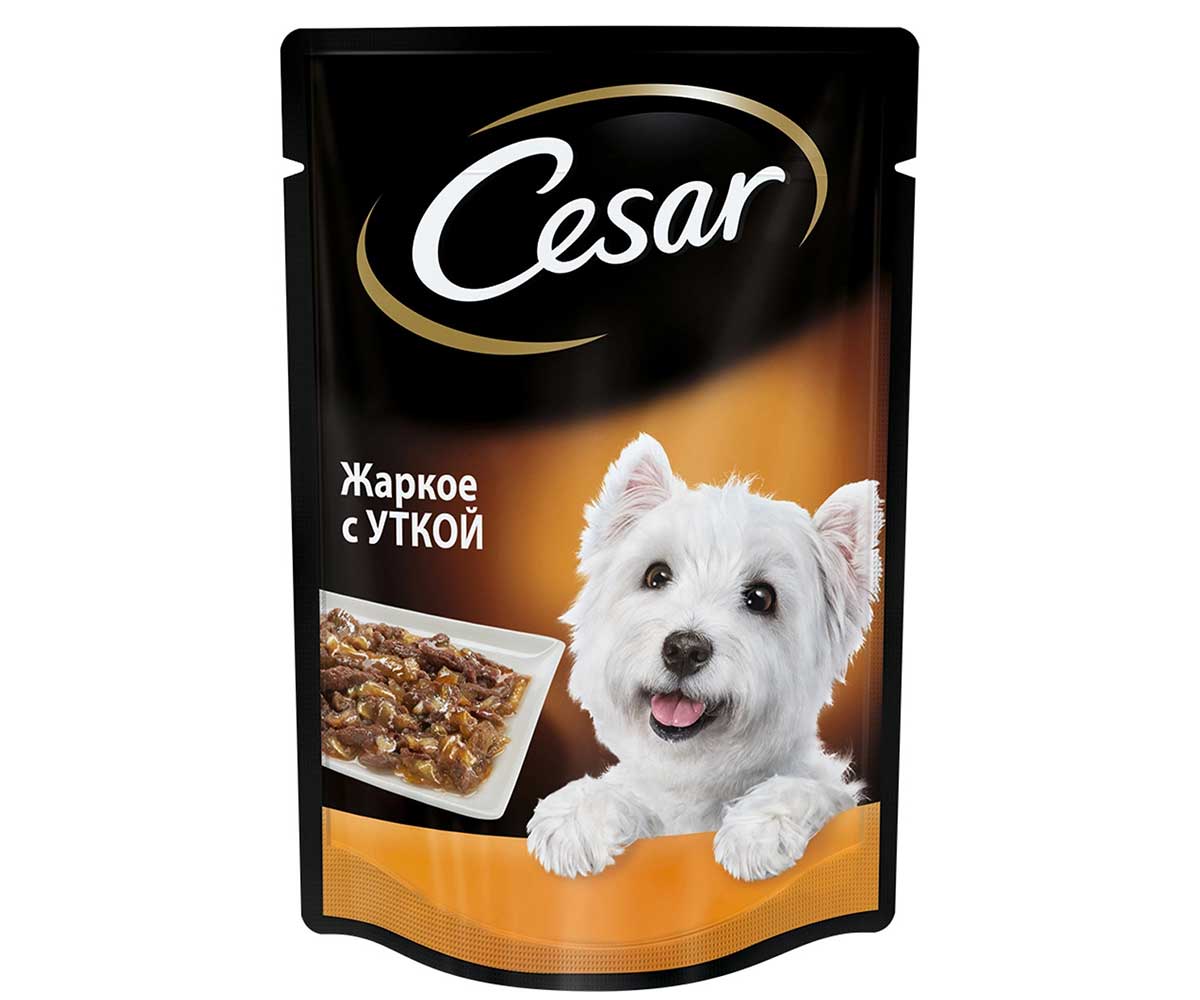 Cesar пауч жаркое с уткой соус