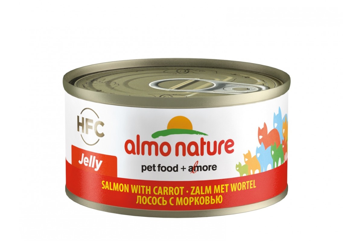 Almo Nature Classic Jelly конс. д/кош лосось/морковь
