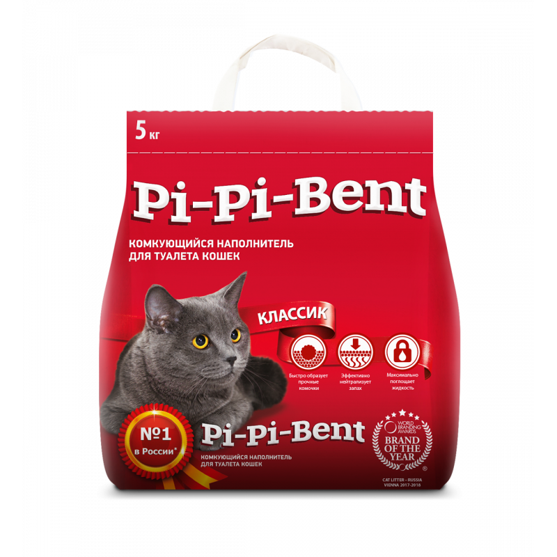 Наполнитель Pi-Pi-Bent комкующийся Классик