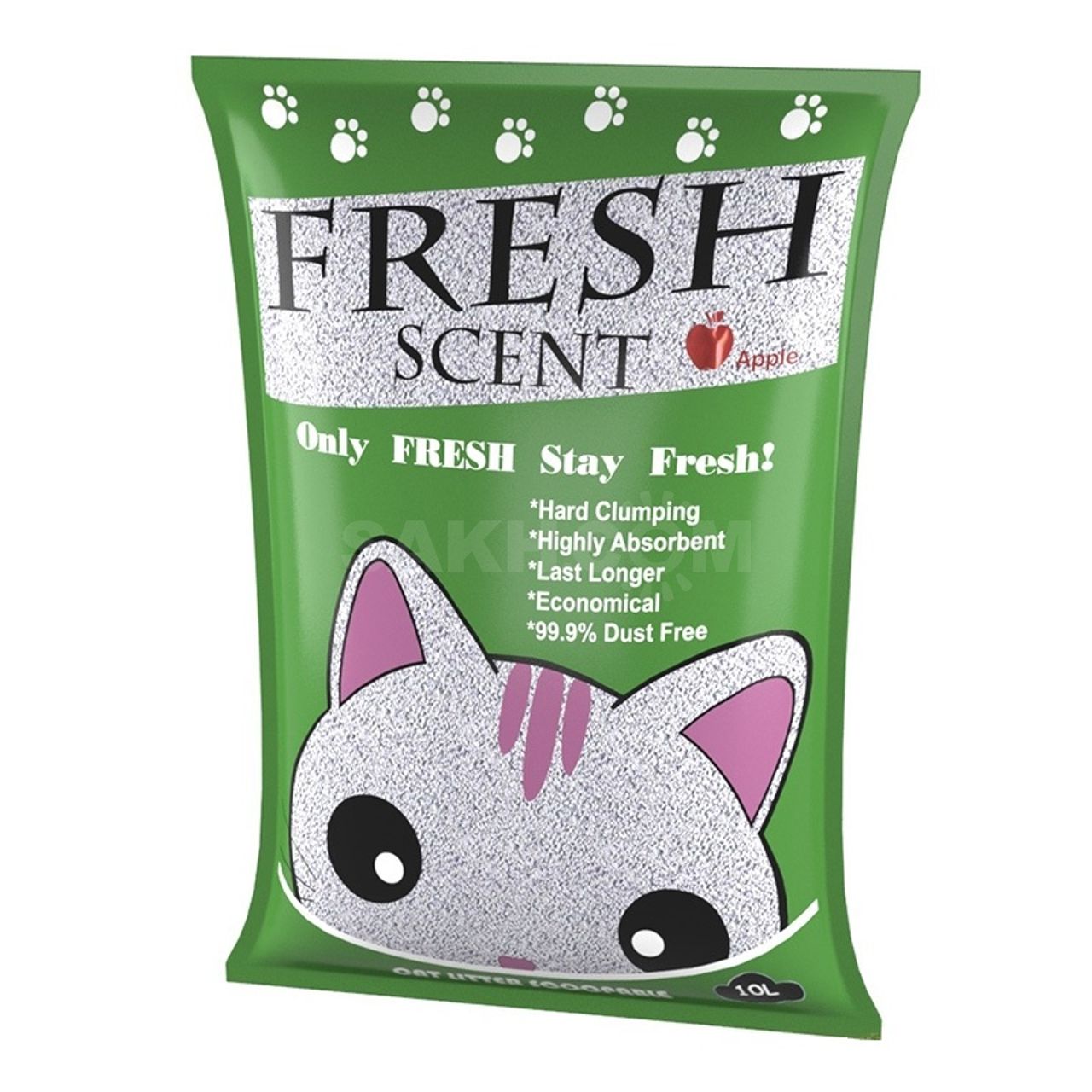 Наполнитель Fresh Scent комкующийся Яблоко