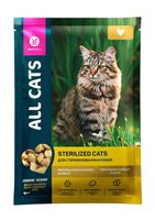 ALL CATS влаж.д/кошек стерилизованых с курицей в соусе