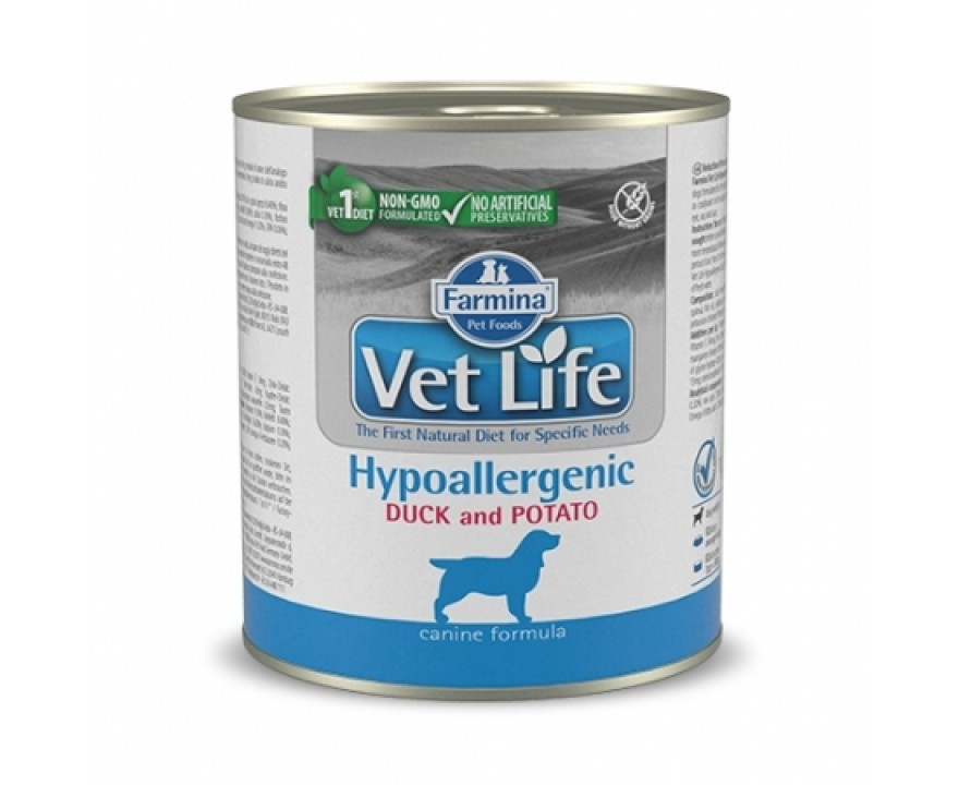 Farmina Vet Life Dog Hypoallergenic Рыба, Картофель конс.