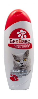 БиоВакс шампунь д/кошек короткош. пород 305 мл