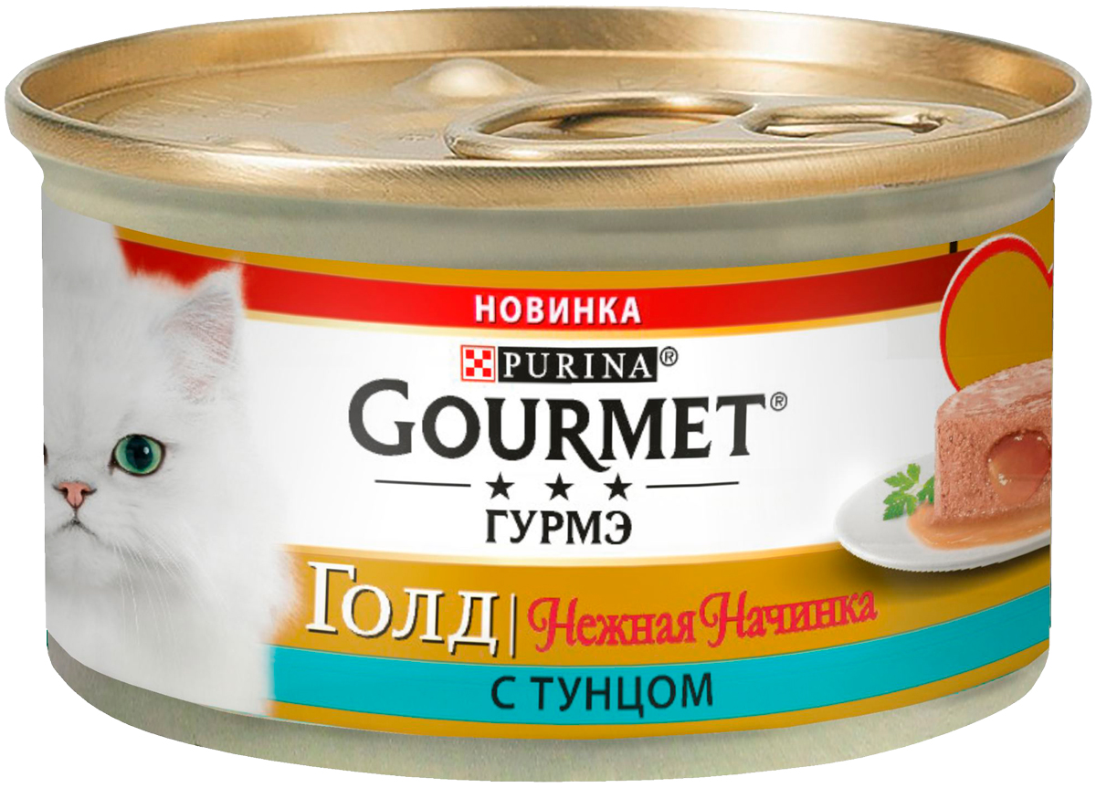 Gourmet Gold Нежная начинка с Тунцом конс д/кош