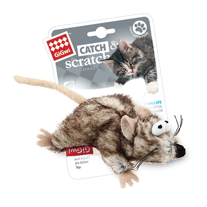 GiGwi Cach Scratch Мышка с кошачьей мятой 75383 