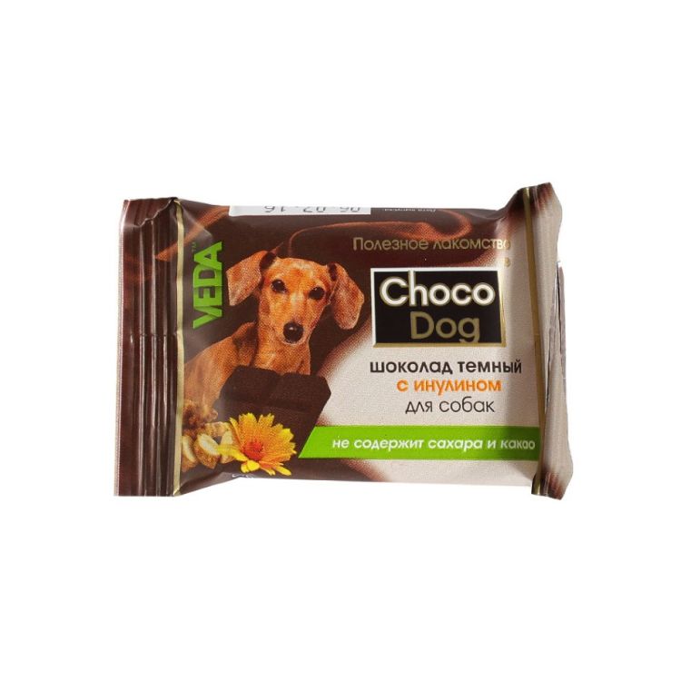 CHOCO DOG Шоколад темный с инулином 15 г 