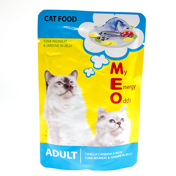 Ме-О Adult Cat тунец/сардины желе 80 г