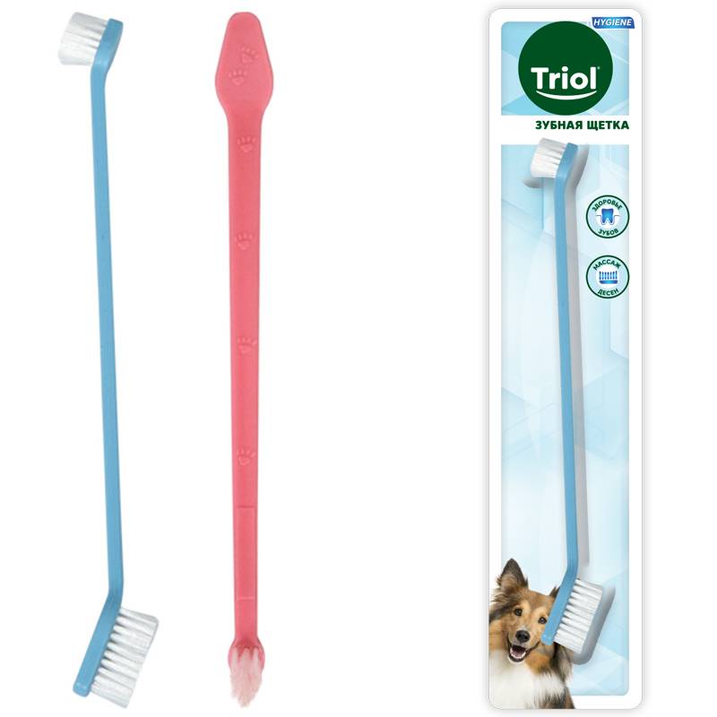 Зубная щетка TRIOL двусторонняя 21 см